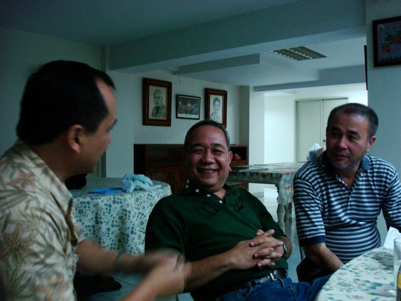 (l to r): Koko Cuenca, Bob Jereza, and Luke Esteban