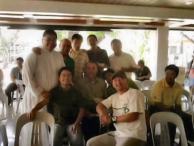 5th Sunday Mass Attendees with Celebrant, May 30 2010